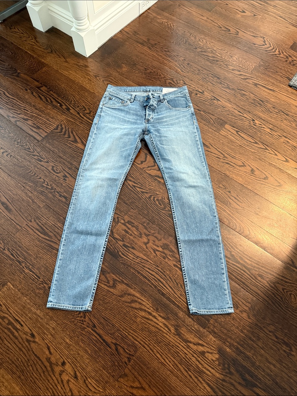 rag & bone Light Blue Slim Straight Jeans